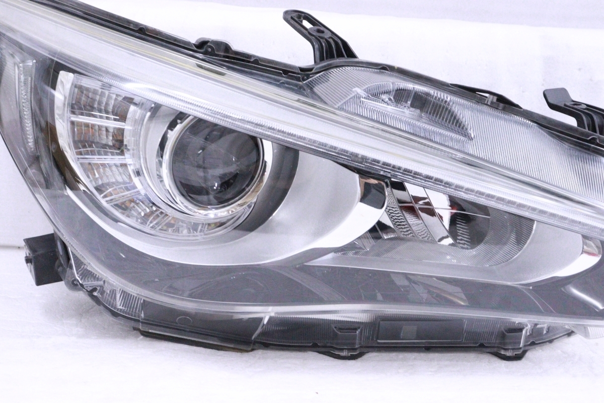20-208☆前期 LED V37 スカイライン☆右ヘッドライト ハイビーム 