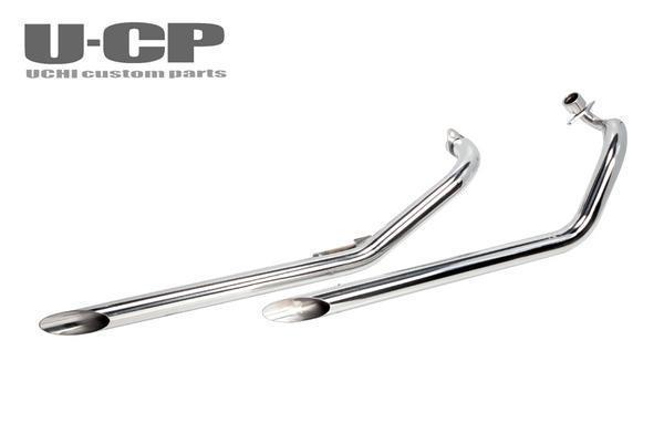 ◆新品U-CP ドラッグスター400クラシック/DragStar Classic 400/DS4C(全年式)ステンレス スラッシュカット マフラー