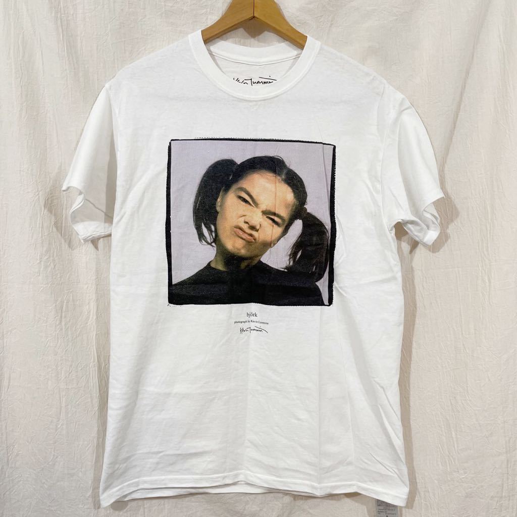 写真家Kevin Cummins × Bjork ビョーク Tシャツ S ホワイト ジャーナル 