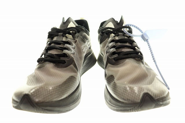 ナイキ NIKE THE 10 ZOOM FLY OFF-WHITE 2018 29cm AJ4588-001 オフホワイト コラボ ズーム フライ ブラック 【ブランド古着ベクトル】2112