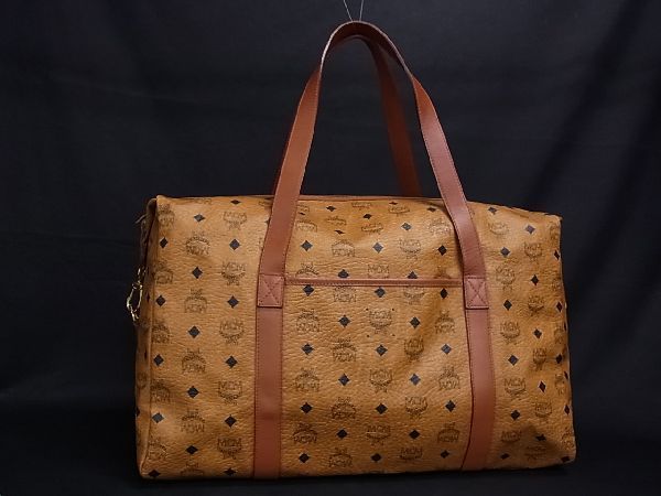 【最新作，セール】 1円 MCM エムシーエム ヴィセトス柄 レザー ハンドバッグ ボストン ショルダー 旅行かばん 肩掛け メンズ レディース ブラウン系 AD5488Lオ(かばん、バッグ)｜売買されたオークション情報、yahoo かばん、バッグ