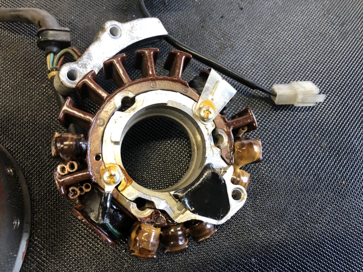 極上 確実実働 CB400N CB400T ジェネレーター ステーターコイル フライ