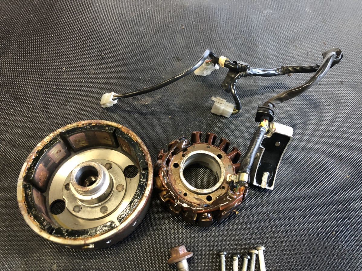 極上 確実実働 CB400N CB400T ジェネレーター ステーターコイル フライ