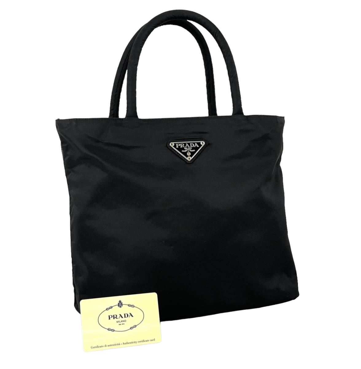 T1☆Gカード付☆ PRADA/プラダ ミニ トートバッグ ハンドバッグ 