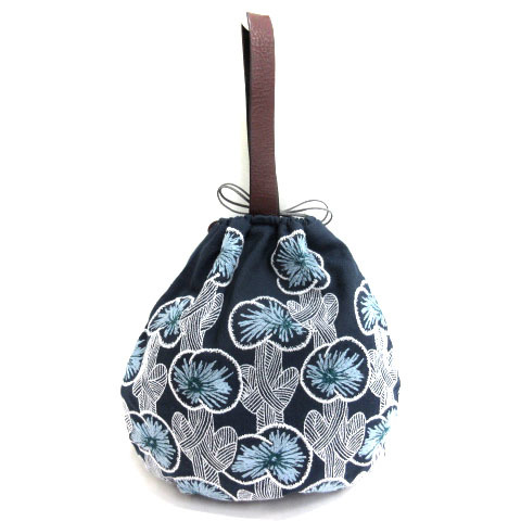 ミナペルホネン mina perhonen pear bag hanakaze 巾着 ハンド バッグ