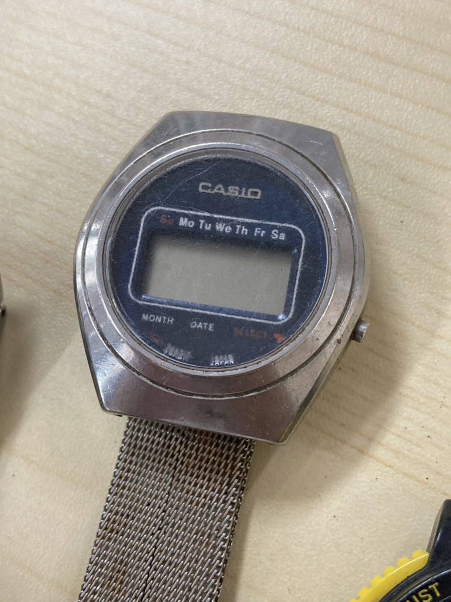 ⑩ カシオ デジタル腕時計 ジャンク品 CASIO ビンテージ アンティーク