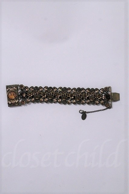 Michal Negrin カメオ&フラワーバスケット風ブレスレット 22-10-11