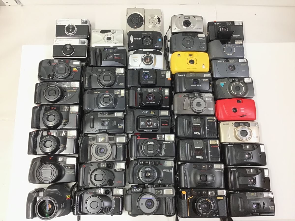 格安，セール MINOLTA KYOCERA KONICA FUJIFILM PENTAX CANON 他 コンパクトフィルム 45点セット まとめ ジャンク品 5122TMC(コンパクトカメラ)｜売買されたオークション情報、yahooの商品情報をアーカイブ公開 - オークフ コンパクトカメラ