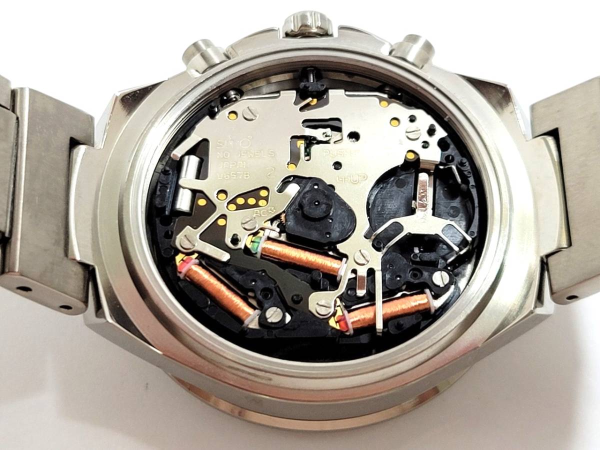 SEIKO/セイコー TITANIUM/チタニウム V657-0B00 クロノグラフ Cal  