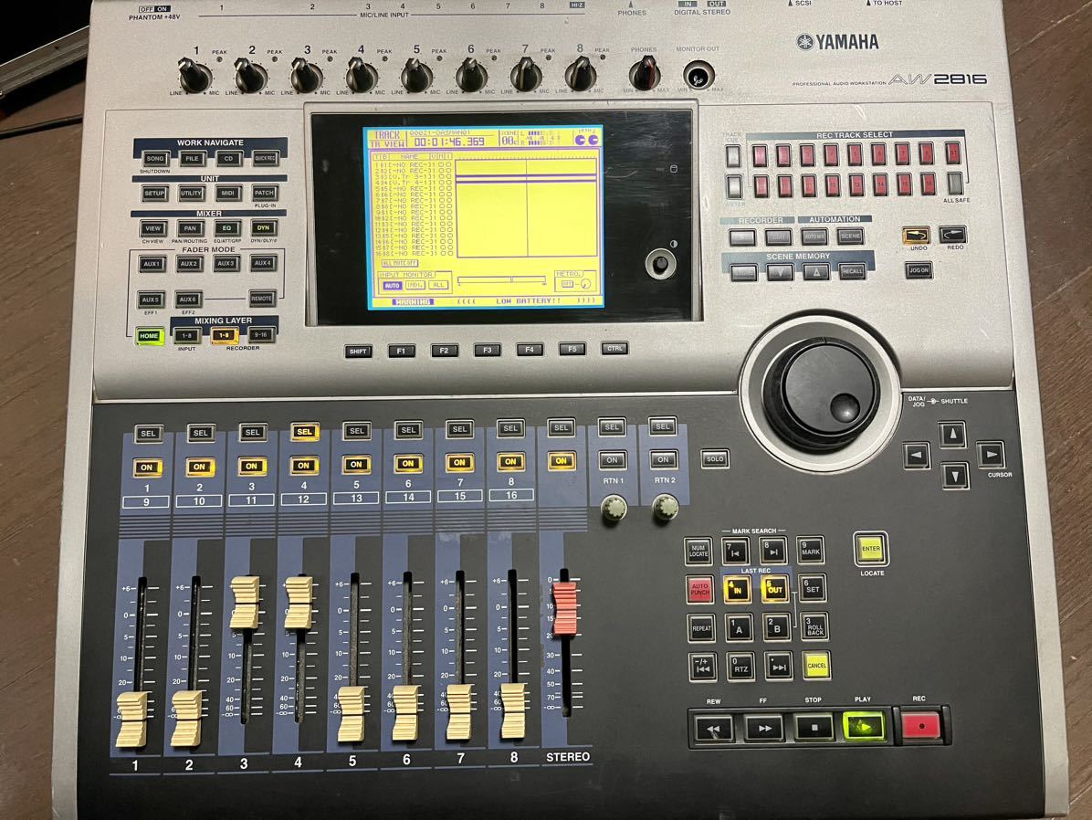 YAMAHA ヤマハMTR AW2816 40GBヤマハ マルチトラックレコーダー