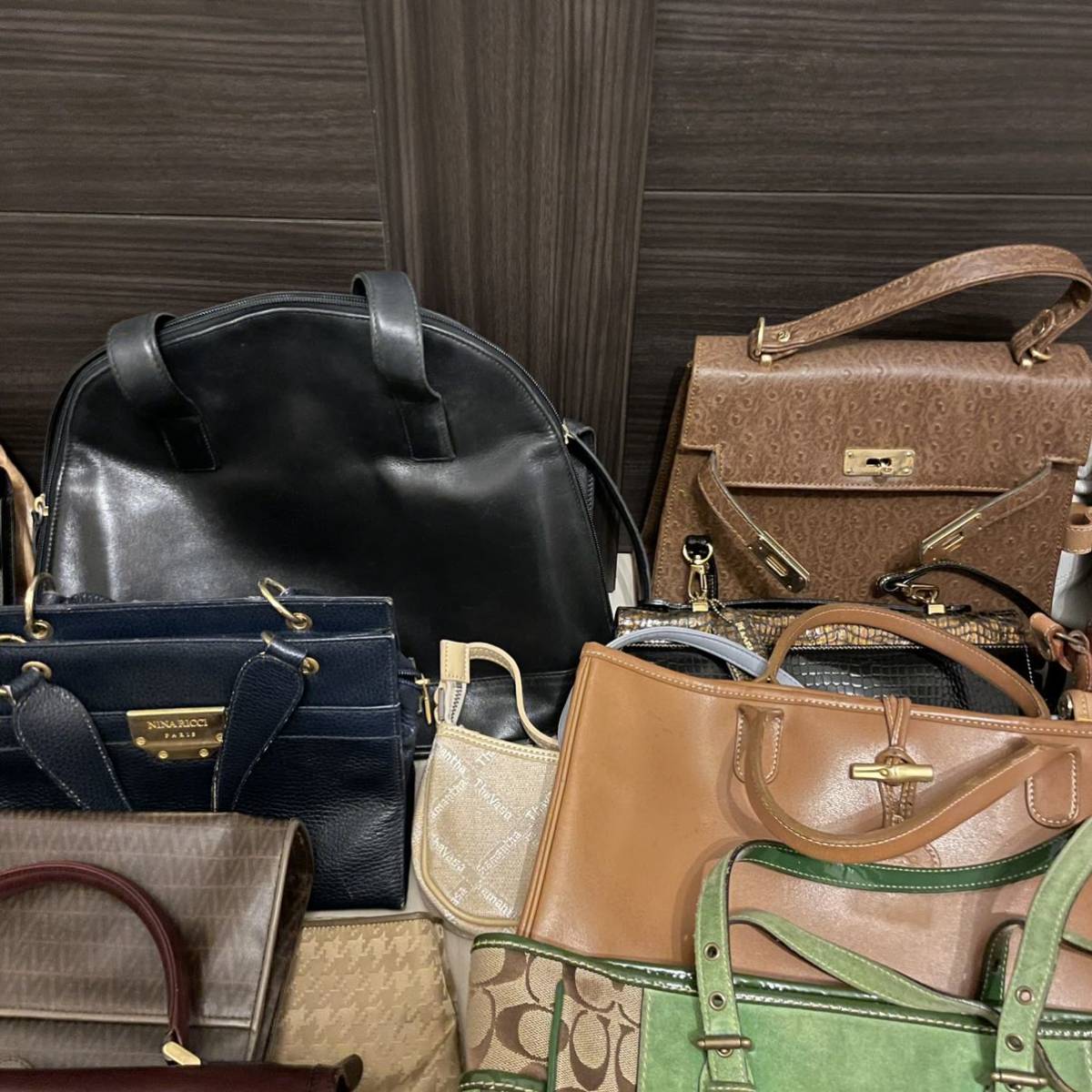 1円〜 ハンティングワールド ロンシャン コーチ エトロ ランセル イヴサンローラン ゴールドファイル バッグ bag バック まとめ ジャンク 1円 ロンシャン ハンティングワールド HUNTING COACH WORLD