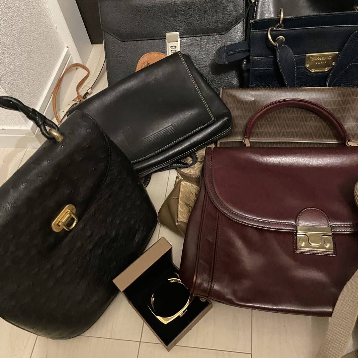 1円〜 ハンティングワールド ロンシャン コーチ エトロ ランセル イヴサンローラン ゴールドファイル バッグ bag バック まとめ ジャンク 1円 ロンシャン ハンティングワールド HUNTING COACH WORLD