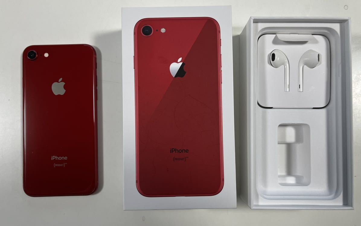 64GB iPhone 0 本体 8(PRODUCT)RED docomo iPhone8 64GB SIMロック解除