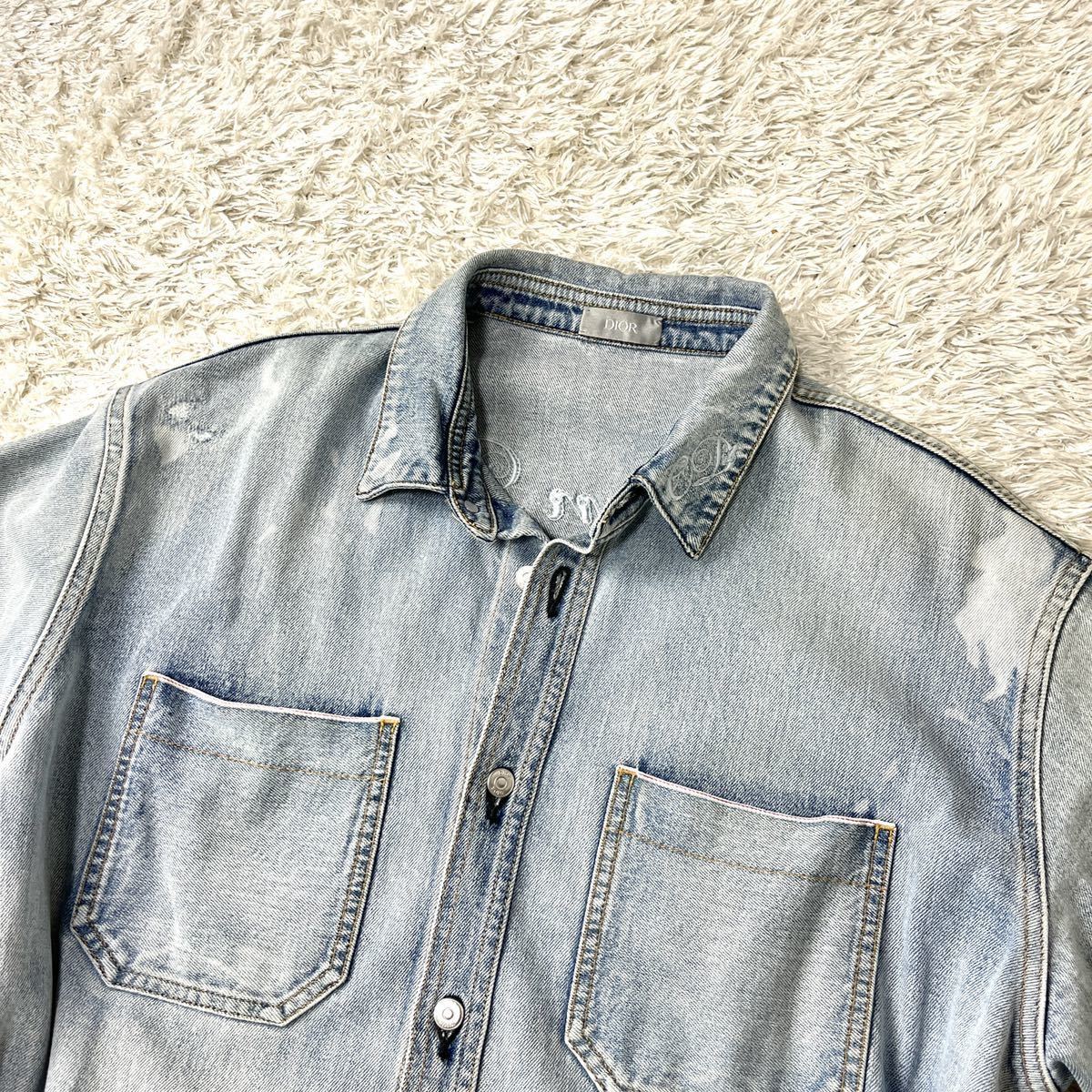 1円 【未使用級・21AW】 DIOR HOMME × KENNY SCHARF デニムジャケット 