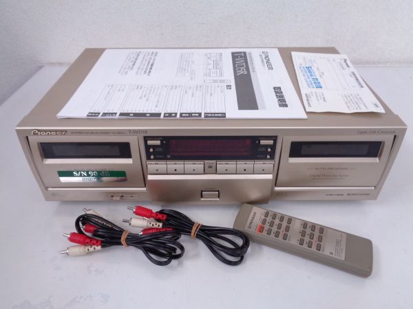 T-WD5R Pioneer ダブルカセットデッキ リモコン付 パイオニア PIONEER