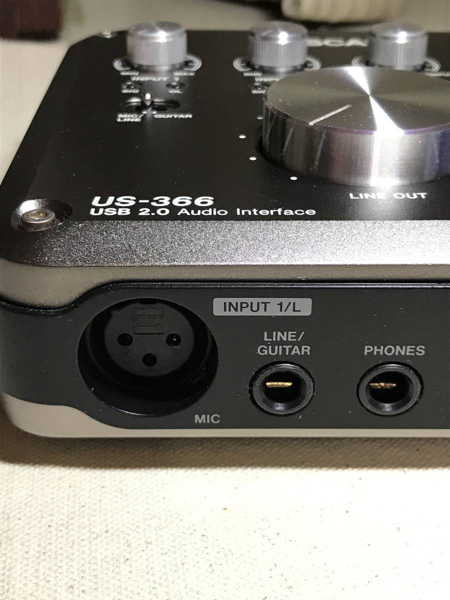 Tascam US-366 USB Audio Interface DSPミキサー搭載 USB2.0 192kHz