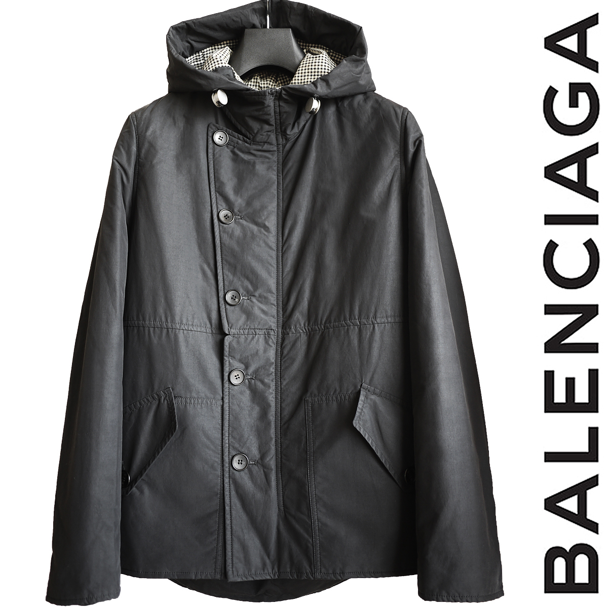 ランウェイモデル バレンシアガ BALENCIAGA オーバーサイズ フーデッド 
