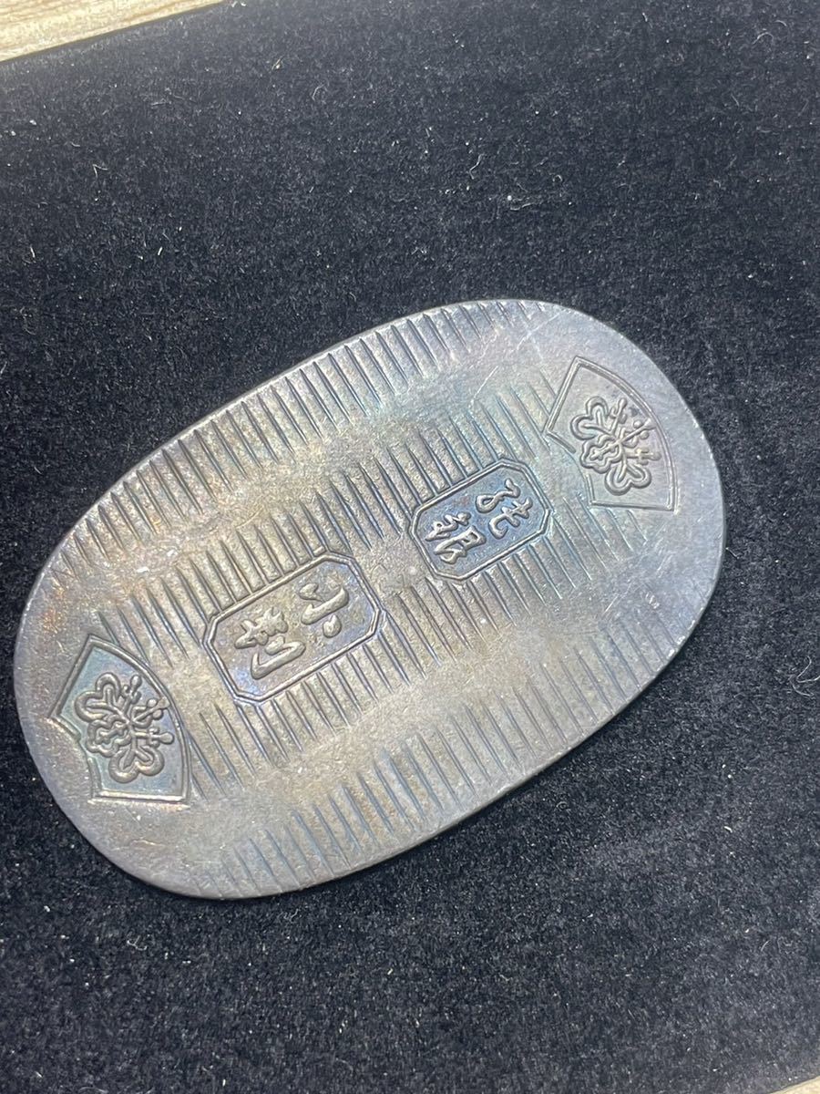 ☆【現状品】徳力本店 純銀小判一匁 箱付き 純銀 10g 小判 ☆(銀製