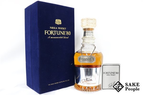 定番人気，新作登場 1円 ニッカ フォーチュン 80 特級 760ml 43％ 箱 冊子付き ジャパニーズ(日本)｜売買されたオークション情報、yahooの商品情報をアーカイブ公開 - オークファン 日本