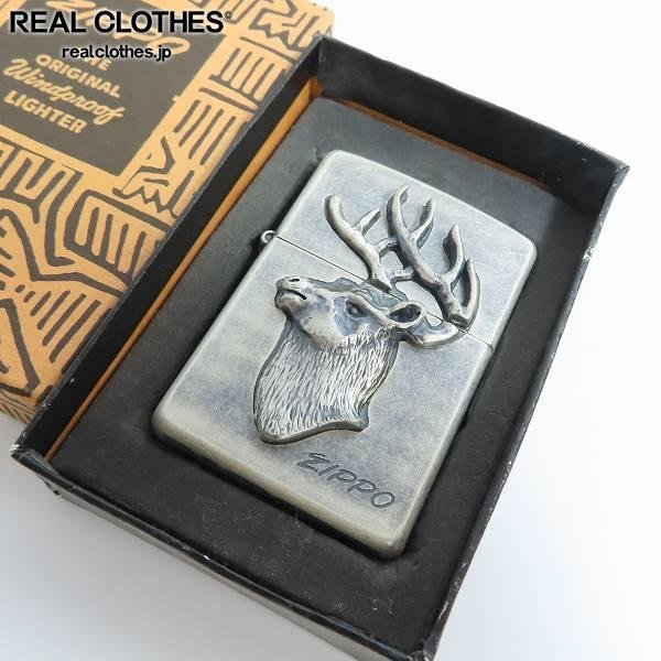ZIPPO/ジッポー 鹿 メタル貼り 1993年製 /LPL(タウン＆カントリー 