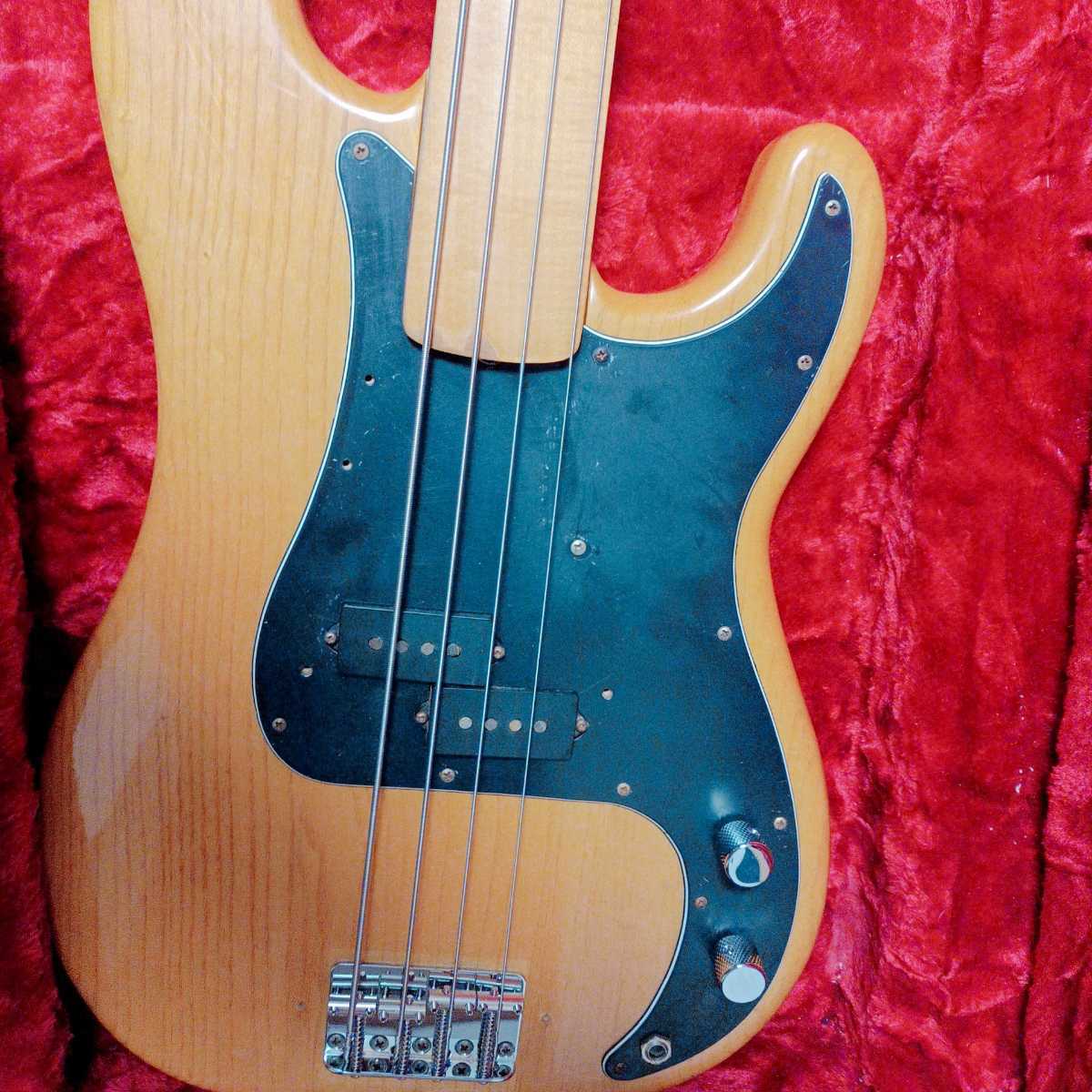 70年代 Fender Precision Bass ビンテージ フレットレス fender precision bass vintage ヴィンテージ プレシジョンベース