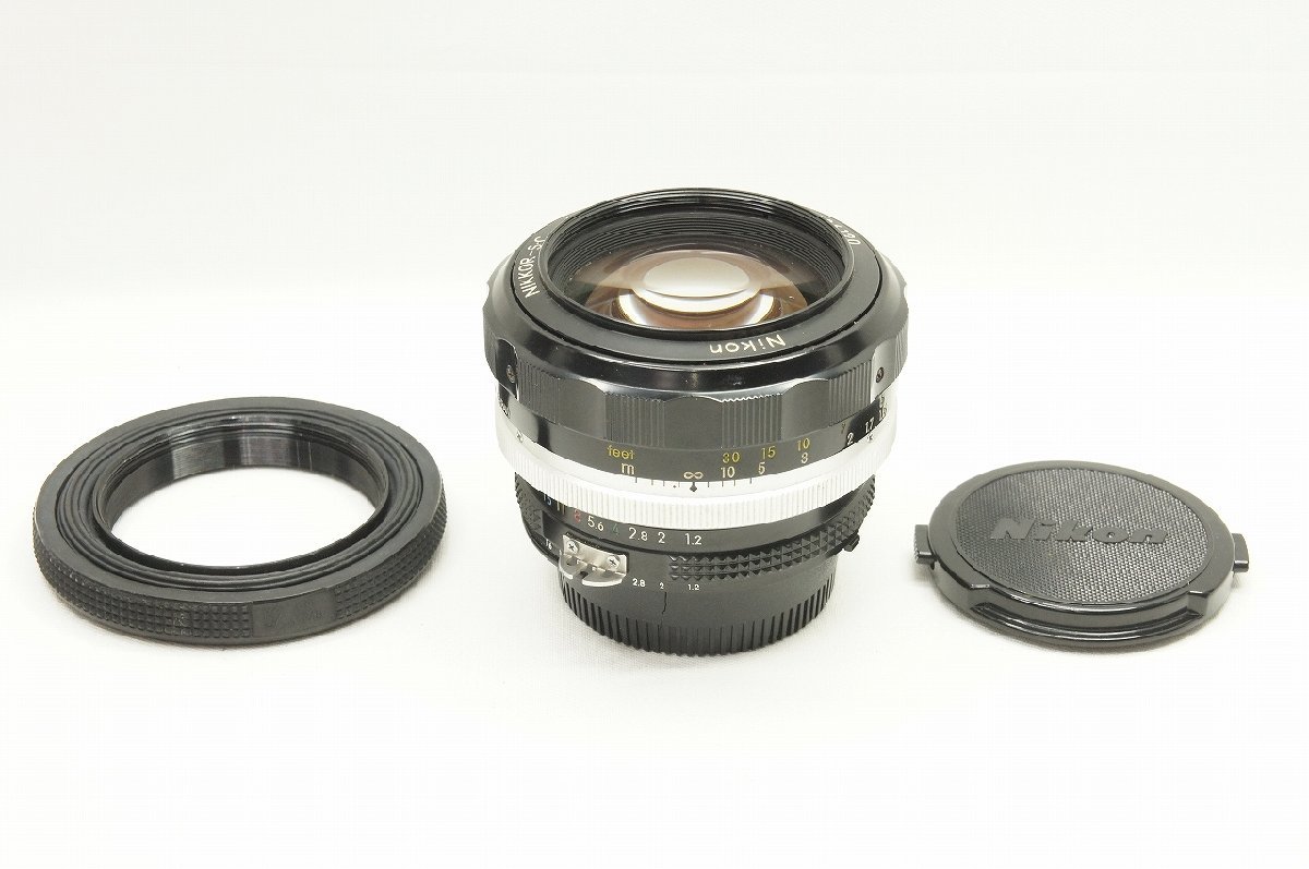 アルプスカメラ】Nikon ニコン Nikkor-S.C Auto 55mm F1.2 Ai改 MF 単