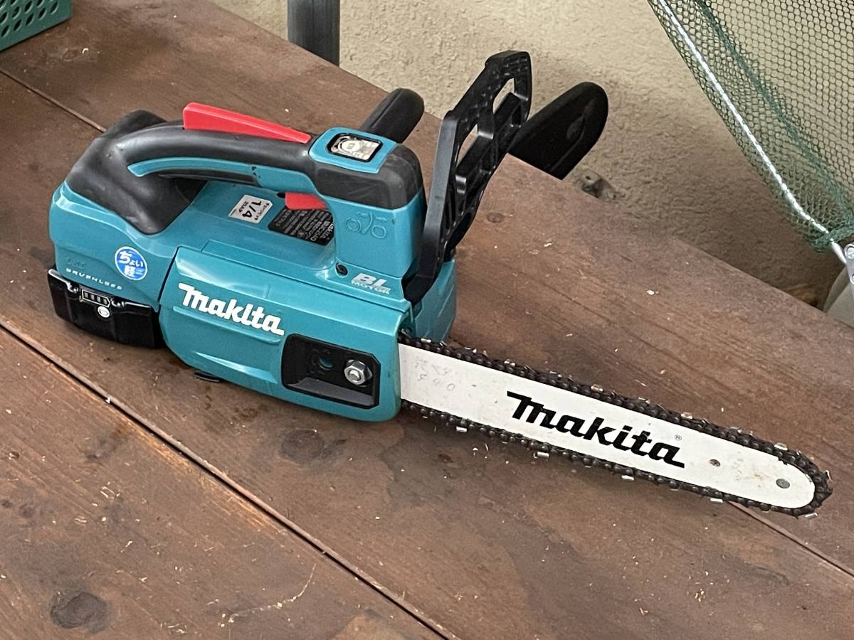 【SALE，人気セール】 マキタ 充電式チェンソー MUC254D 250mmモデル チェーンピッチ 1/4 25AP 青 本体のみ 18V スプロケットノーズバー チェーンソー(チェーンソー)｜売買されたオークション情報、yahooの商品情報をアー 木工用