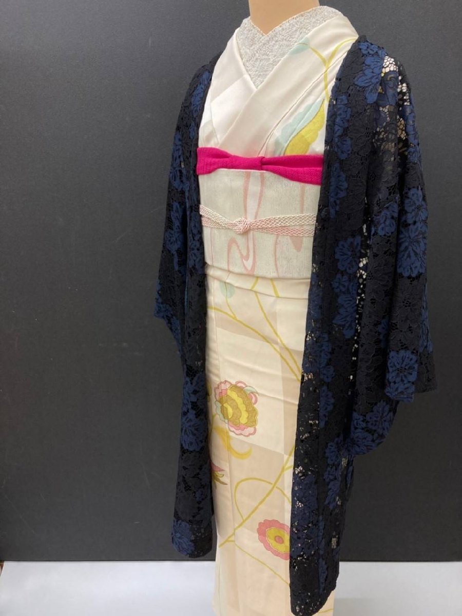 きものcocon☆新品&frasl;レース羽織☆未使用品&frasl;身丈101&frasl;裄67&frasl;身幅62