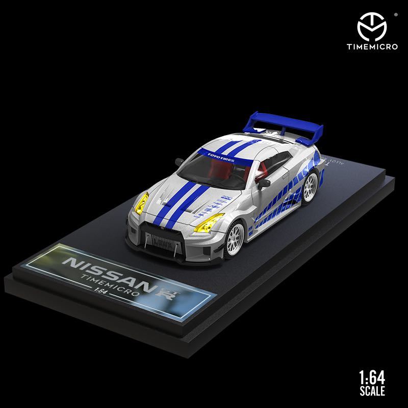 Nissan 1⁄64 GT-R TM 日産 TimeMicro 1:64 NISSAN R34 Colours) TM649101⁄