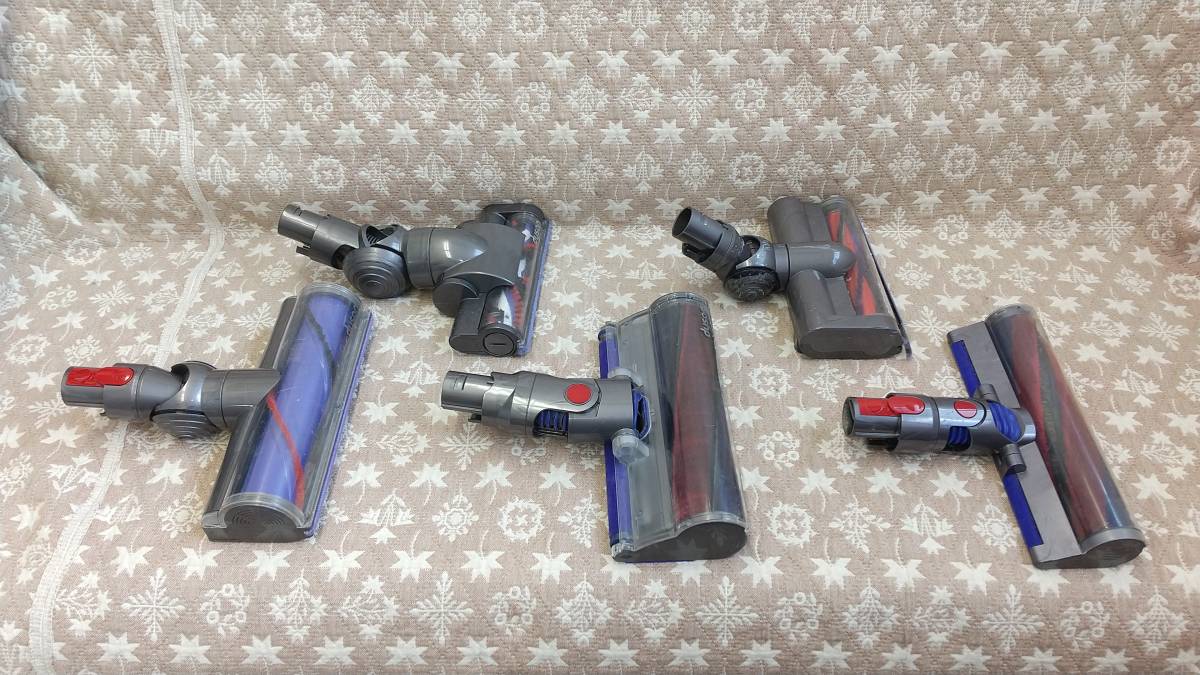761】ジャンク品 dyson ダイソン クリーナーパイプ5本+ヘッド5個