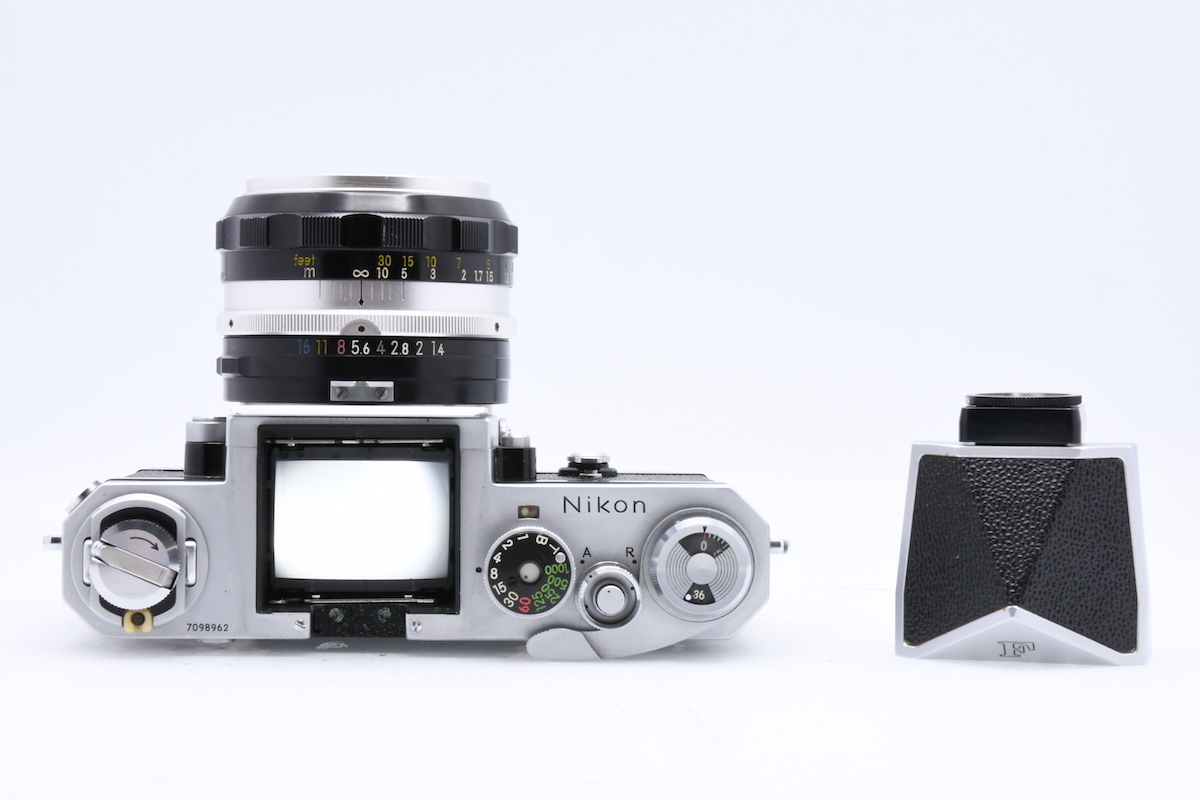 NIKON F アイレベル + 非AI NIKKOR-S Auto 50mm F1.4 ニコン フィルム 