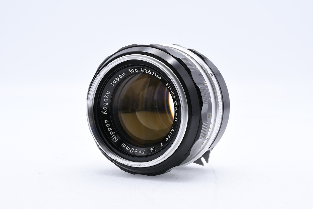 NIKON F アイレベル + 非AI NIKKOR-S Auto 50mm F1.4 ニコン フィルム 