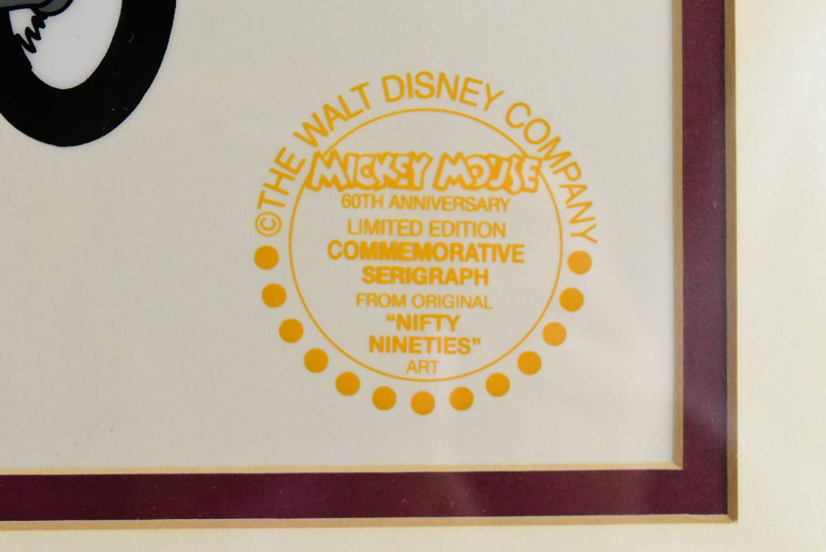 DISNEY ディズニー セル画 セリグラフ ミッキーマウス ミニーマウス