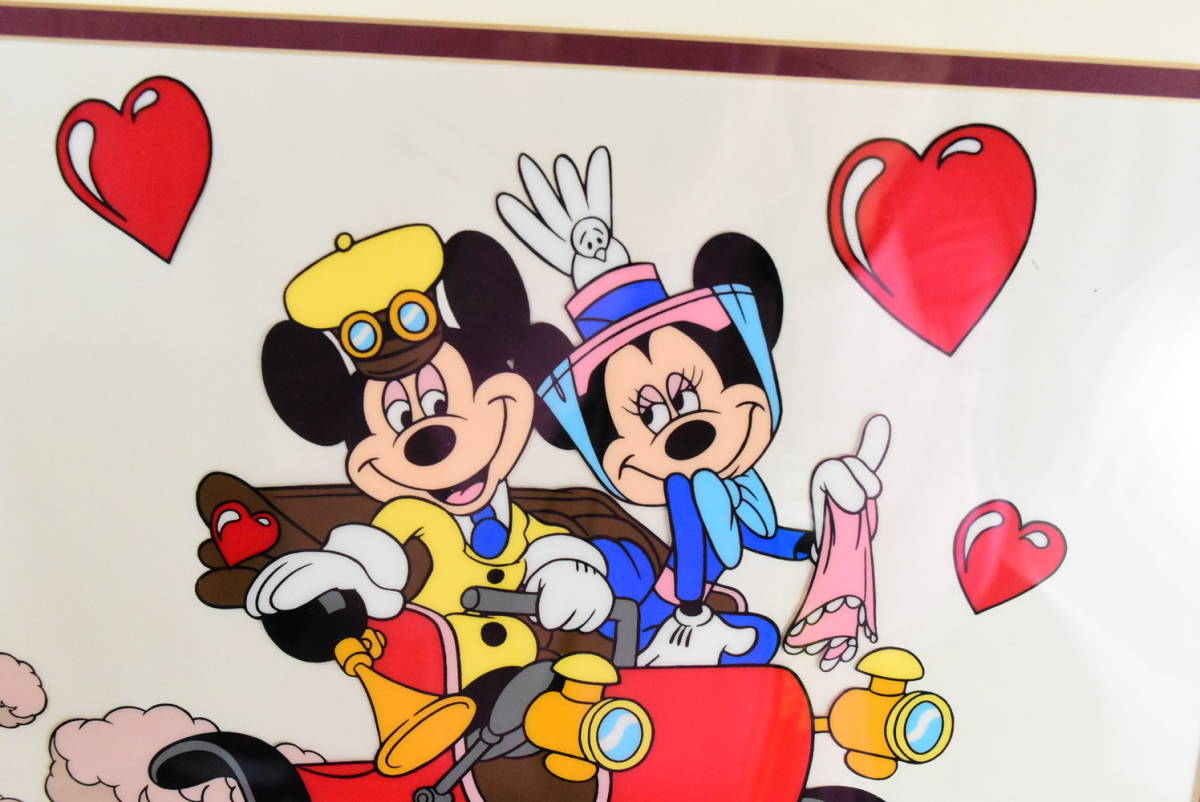 DISNEY ディズニー セル画 セリグラフ ミッキーマウス ミニーマウス