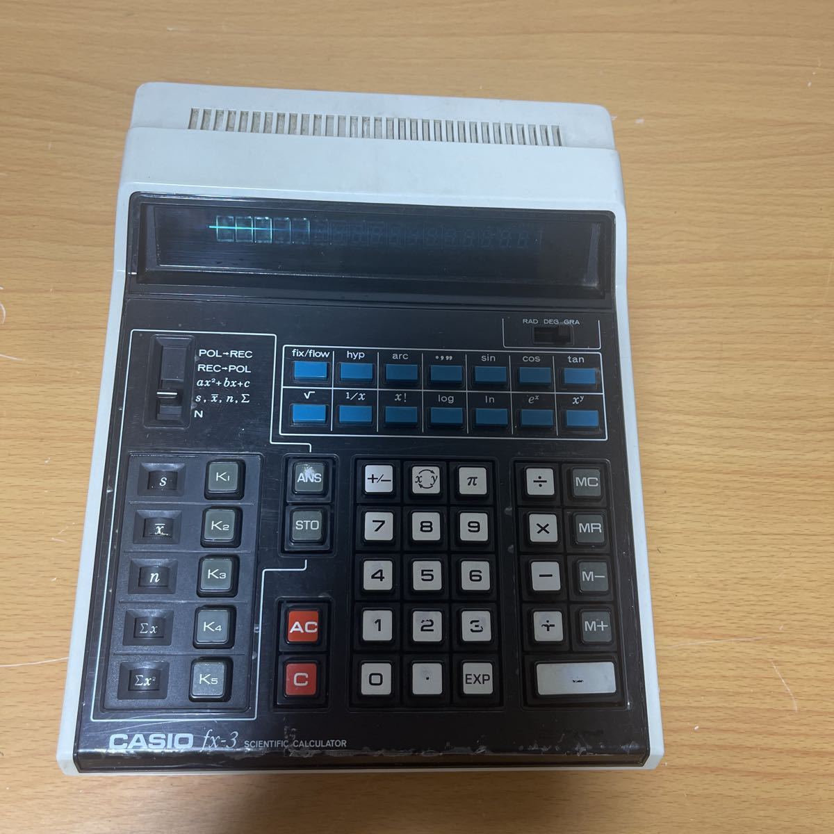 ジャンク品】電卓 uをテスト: 