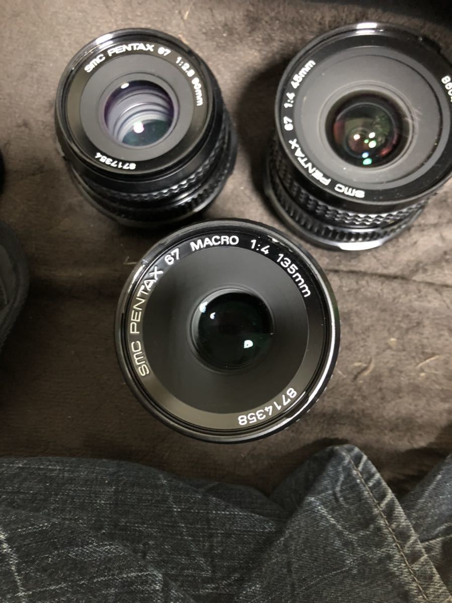 PENTAX ペンタックス 67 ケース、レンズ、説明書、その他付き 【公式通販】