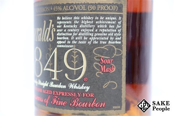 ◇注目! オールド・フィッツジェラルド 1849 750ml 45％ バーボン