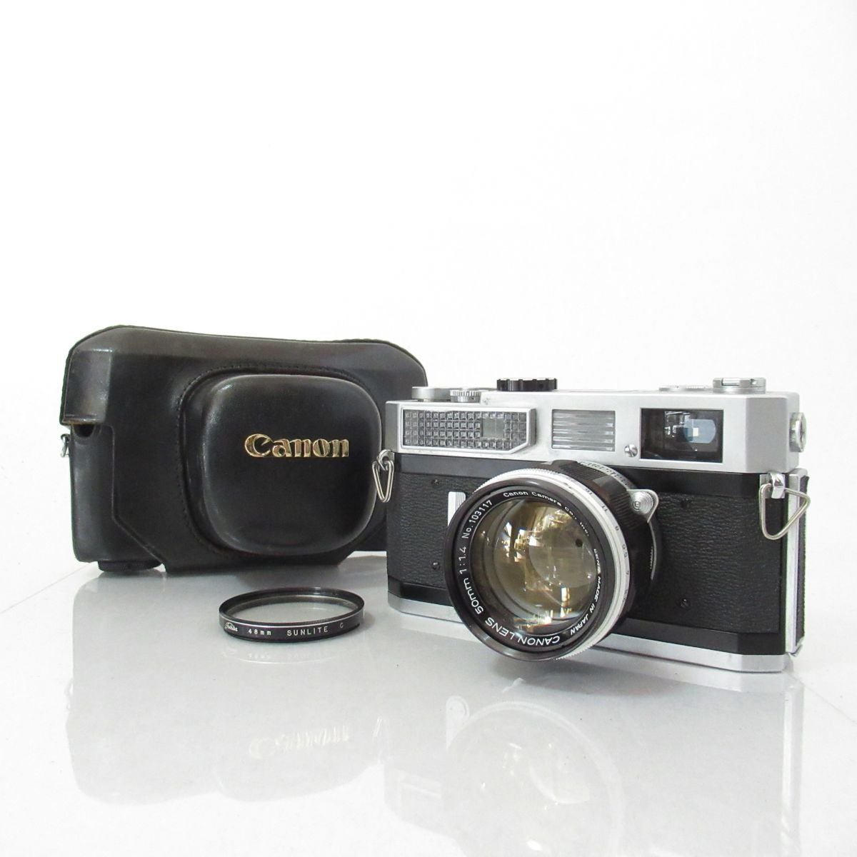カメラ レンジファインダー セット品 Canon 7 CANON LENS 50mm f/1.4