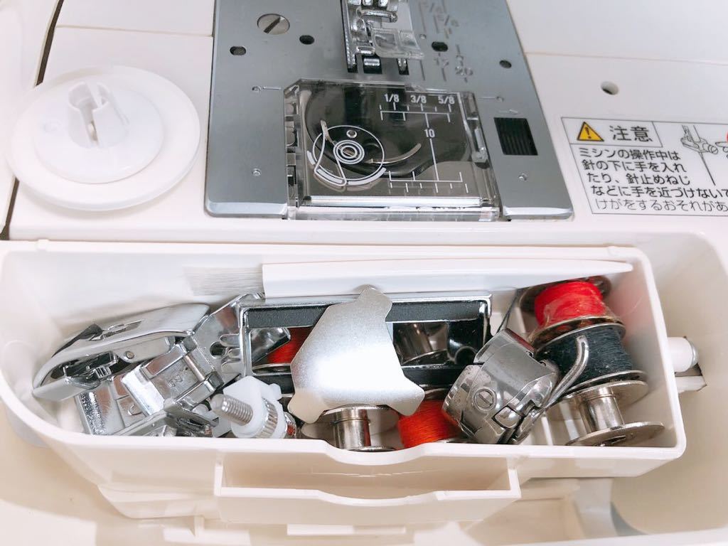 JANOME ミシン 751型 D200 カバー付 説明書 アダプター 付属品