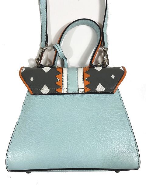 JADISE ジャディス 2WAY ハンドバッグ ショルダーバッグ 配色 マルチ 