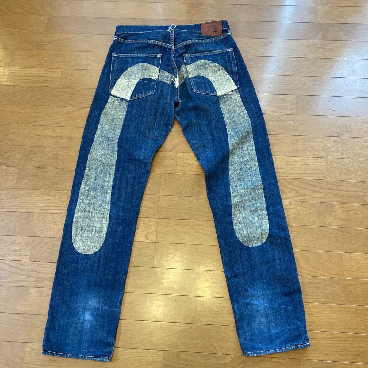 EVISUジーンズ 2000 W32×L35 大大黒 白ペイント 