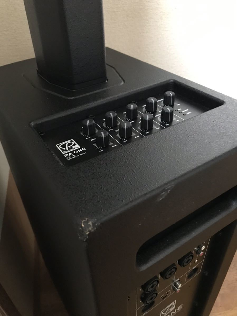 PA ONE コラムスピーカー　パワーアンプ　スピーカー　ミキサー　ギター　ベース　クラシック　プロ　classic pro ライブ