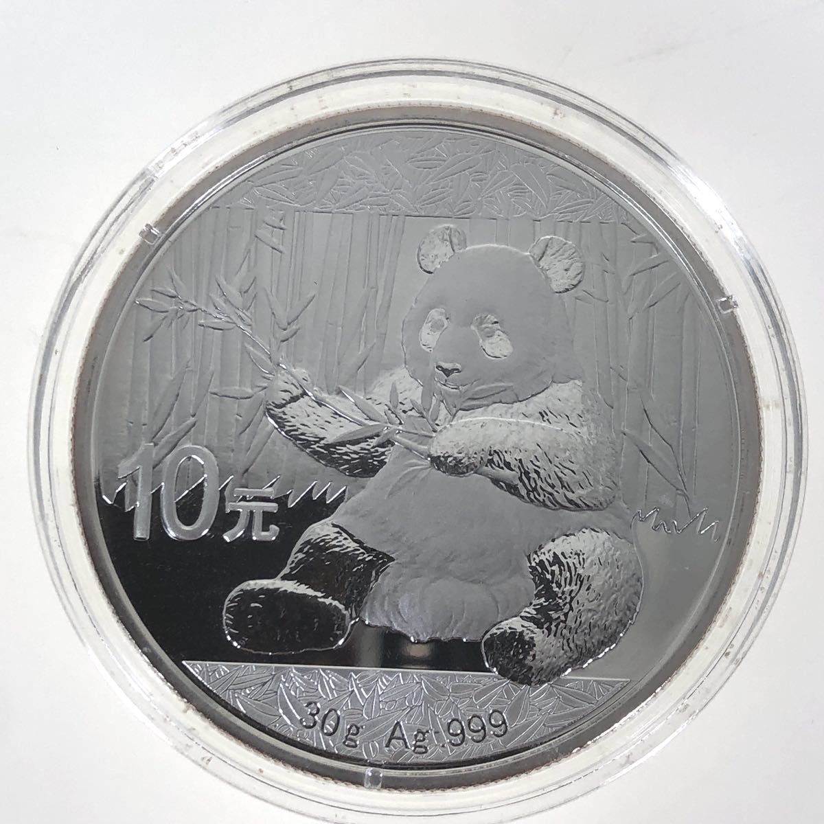 2017年 パンダ 銀貨 30g 2017年 中国 10元銀貨（純銀30g） パンダ銀貨 MS69＆FS 準最高鑑定