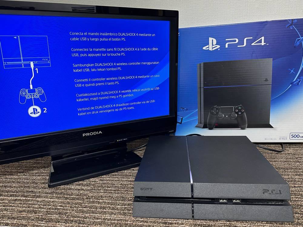 【驚きの破格値，品質保証】 239 ソニー/SONY PlayStation4 PS4 ブラック プレステ4 CUH-1200A 本体 箱/電源ケーブル有り(PS4本体)｜売買されたオークション情報、yahooの商品情報をアーカイブ公開 - オークファン PS4本体