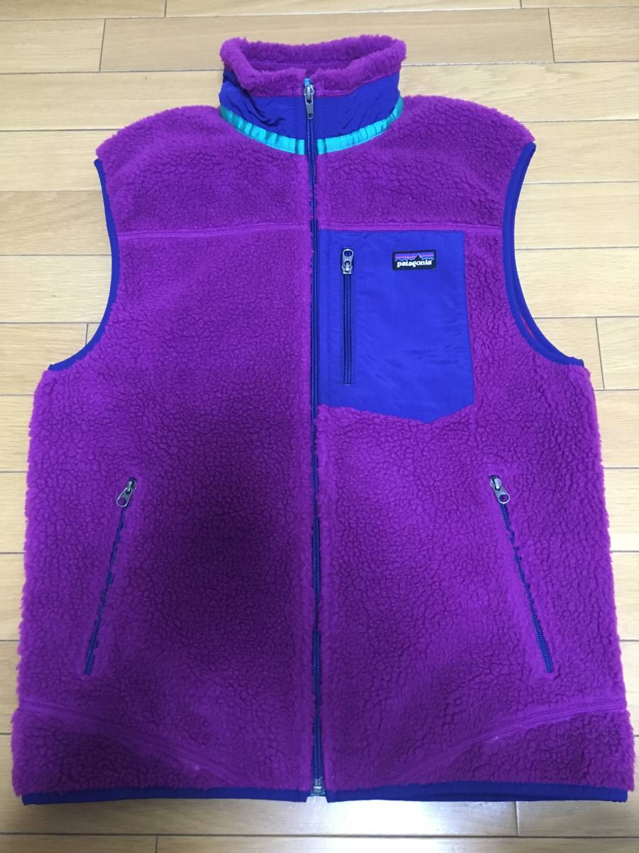 極美品】PATAGONIA CLASSIC RETRO-X VEST パープル 極美品】PATAGONIA CLASSIC RETRO-X VEST パープル