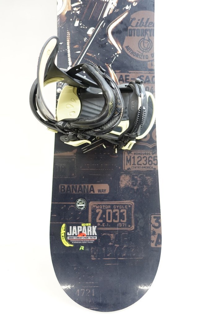 中古 日本限定 14/15 LIBTECH Japark 147cm FLUX ビンディング付き 