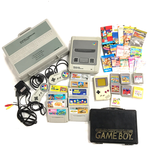 Nintendo スーパーファミコン ゲームボーイ 本体 ヨッシーアイランド 倉庫番 含む ソフト まとめセット