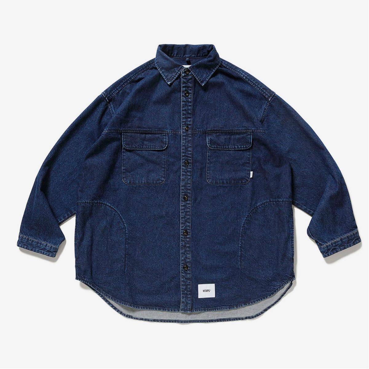 新品未使用 WTAPS 22 AW S サイズ WCPO 01 / LS / COTTON. DENIM 
