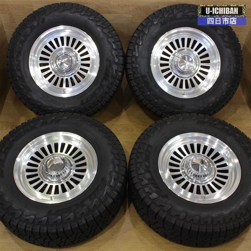  良品 DEAN カリフォルニア 17インチ&times;7.5 +20 6H 139.7 ファルケン AT3W 265/70R17 121/118R LT FJクルーザー ハイラックス サーフ等 006(ラジアルタイヤ)｜売買されたオークション情報、yahooの商品情報を 6穴