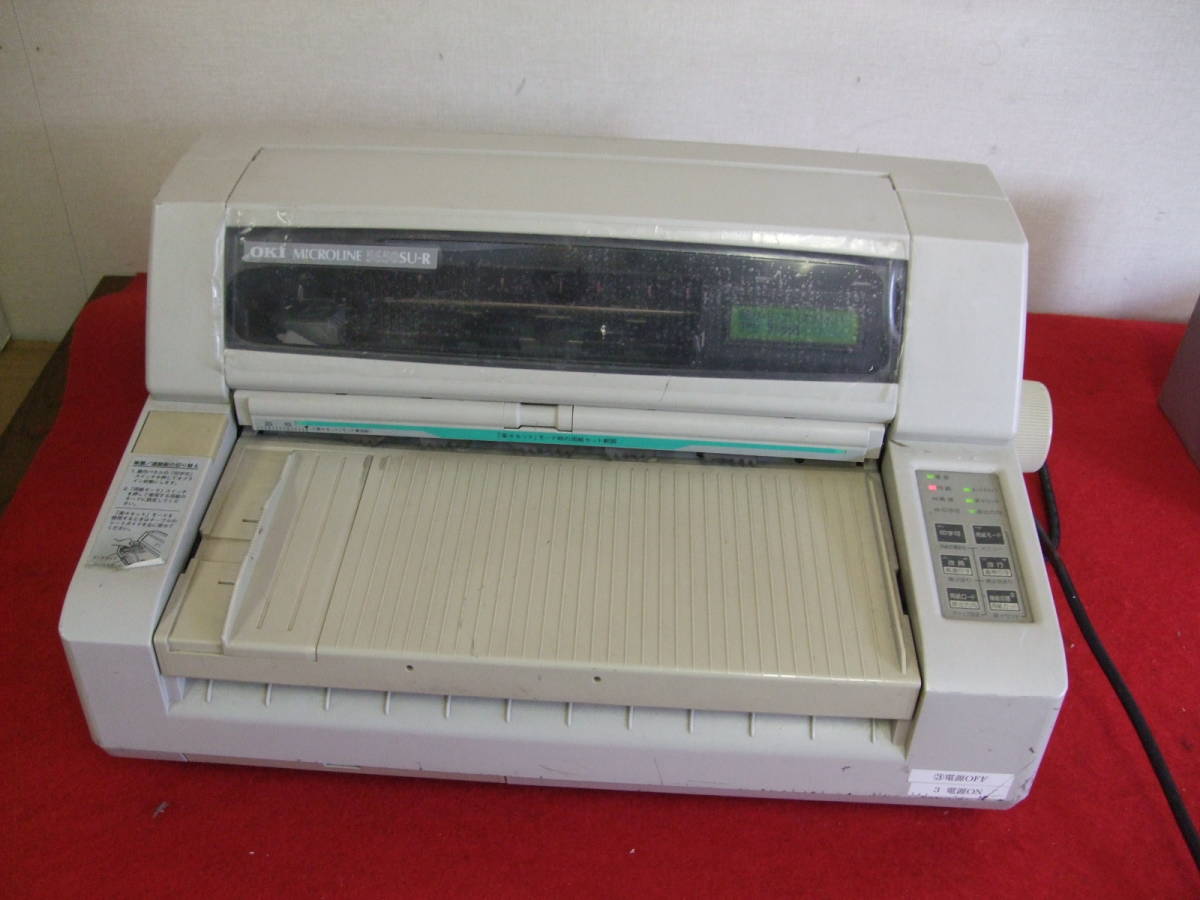 OKIデータ MICROLINE ドットプリンター 5650SU-R 【現状品】